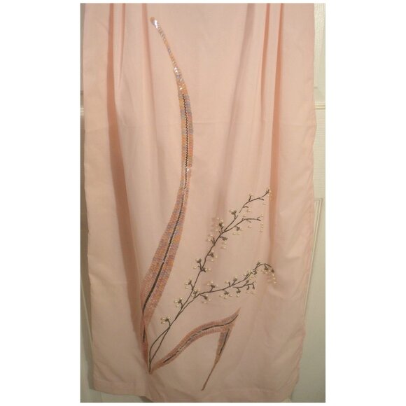 Custom Made Embroidered Pearl Accent 2 pc Dress & Top Outfit Size PXS No Tags/ID - Picture 2 of 7